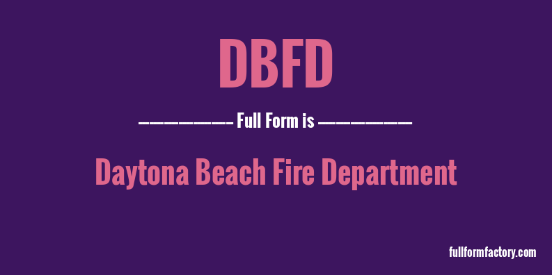 dbfd-full-form