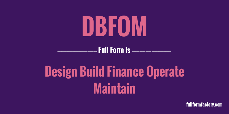 dbfom-full-form