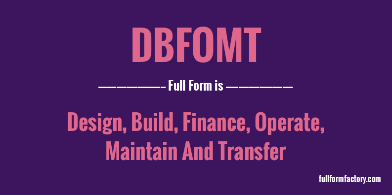 dbfomt-full-form