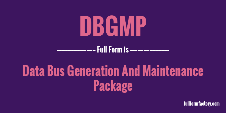 dbgmp-full-form