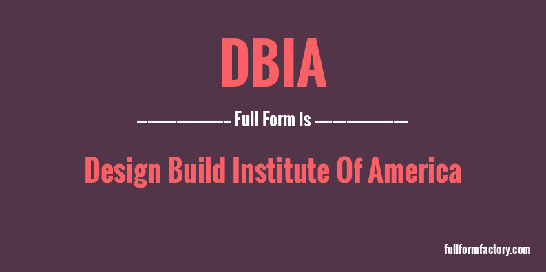 dbia-full-form