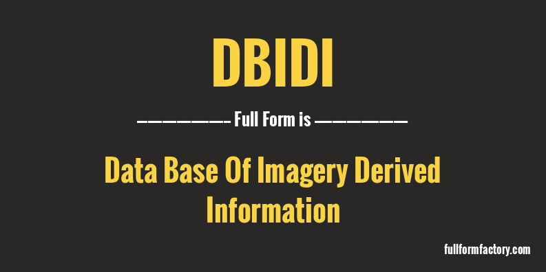 dbidi-full-form