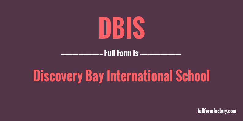 dbis-full-form