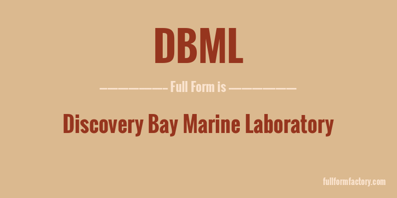 dbml-full-form