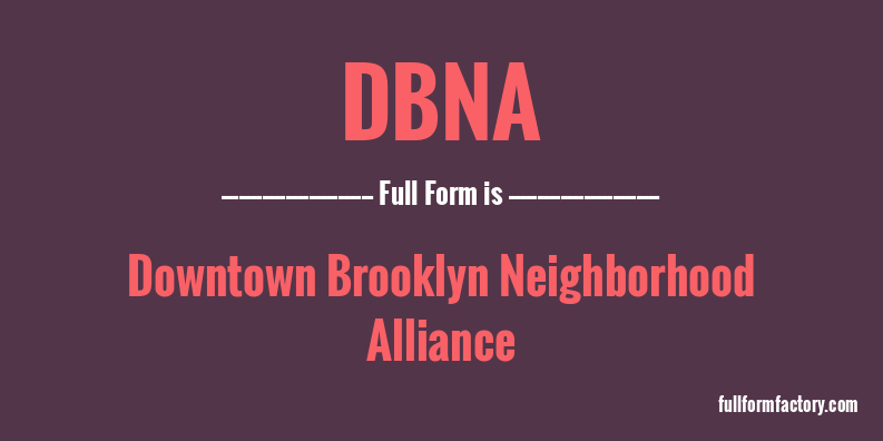 dbna-full-form