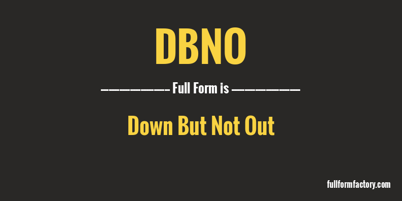 dbno-full-form