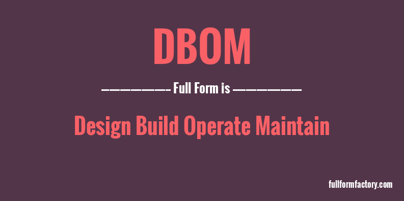 dbom-full-form