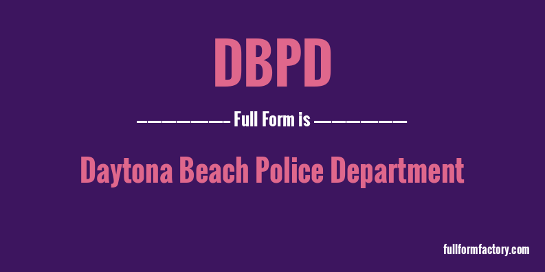dbpd-full-form