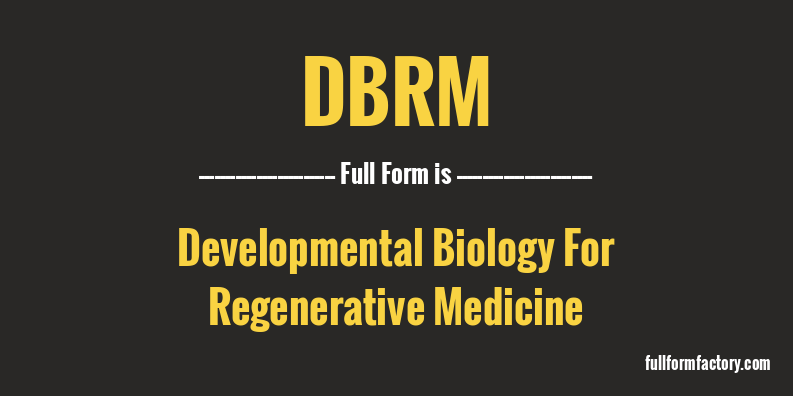 dbrm-full-form