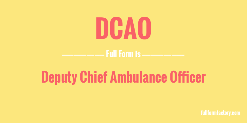 dcao-full-form