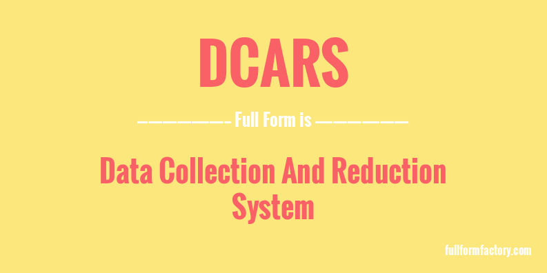 dcars-full-form