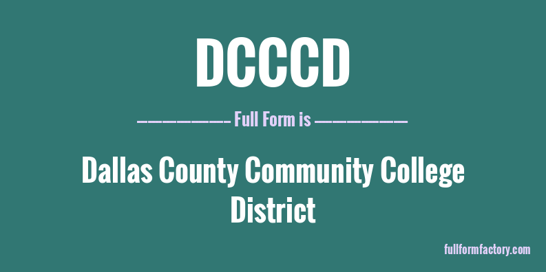 dcccd-full-form