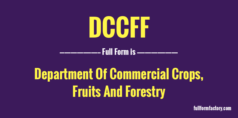 dccff-full-form