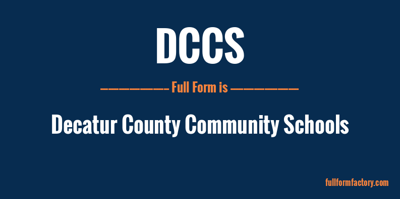 dccs-full-form