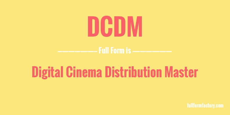 dcdm-full-form