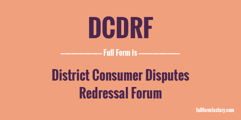 dcdrf-full-form