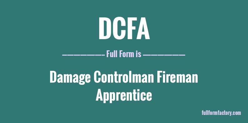 dcfa-full-form