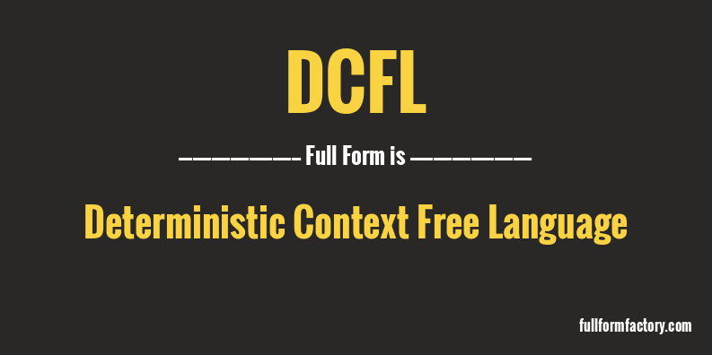 dcfl-full-form
