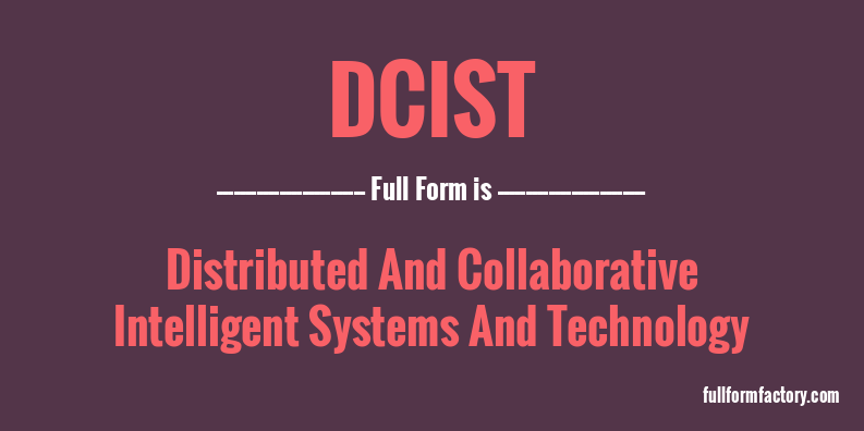 dcist-full-form