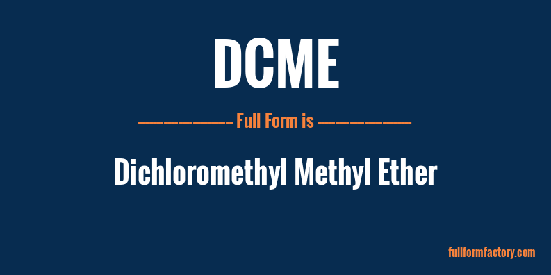 dcme-full-form