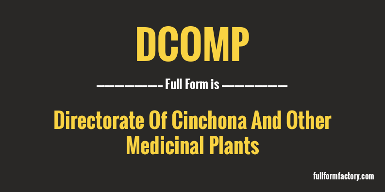 dcomp-full-form
