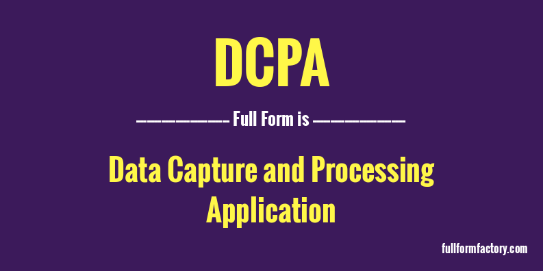 dcpa-full-form