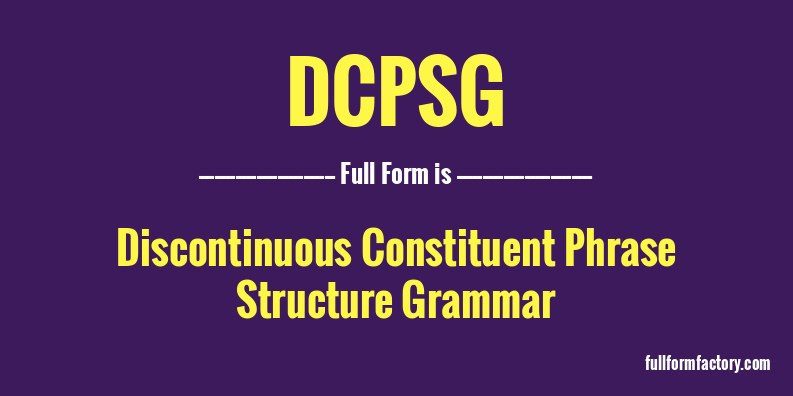 dcpsg-full-form