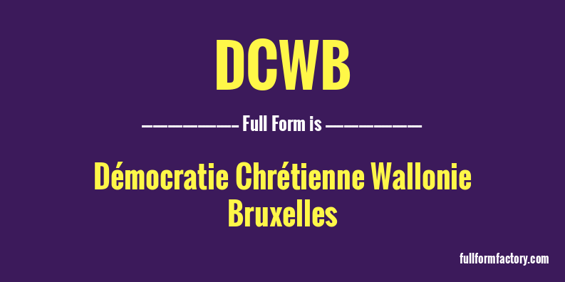 dcwb-full-form