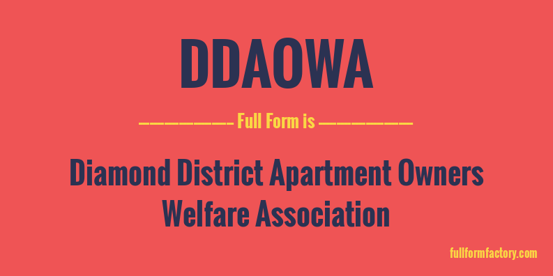 ddaowa-full-form