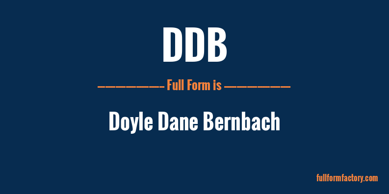 ddb-full-form
