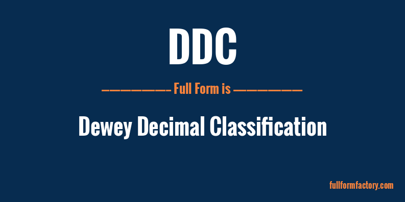 ddc-full-form