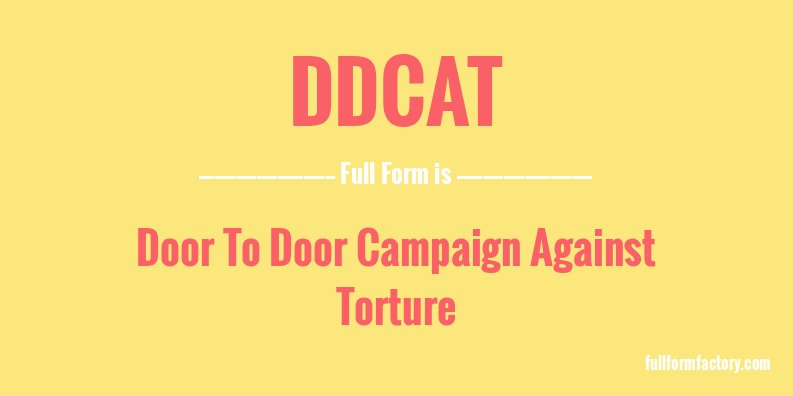 ddcat-full-form