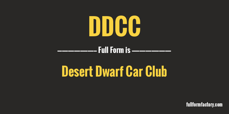 ddcc-full-form