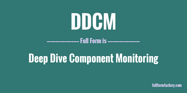 ddcm-full-form