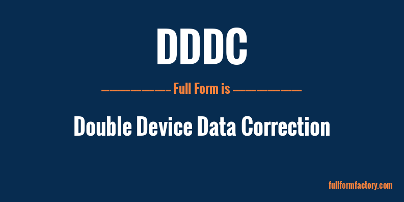 dddc-full-form