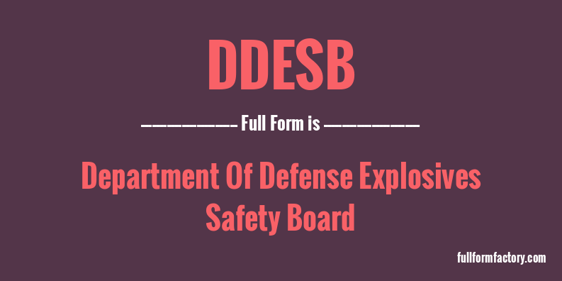 ddesb-full-form