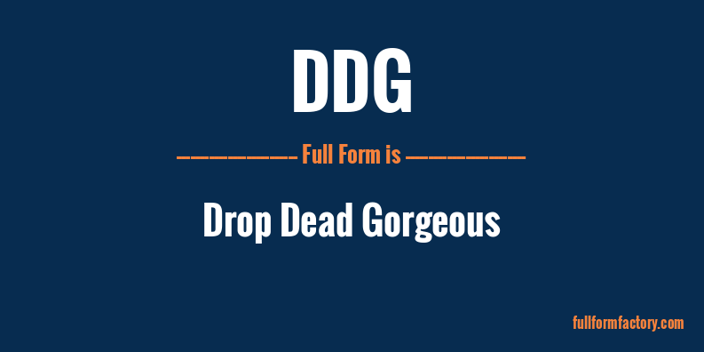 ddg-full-form