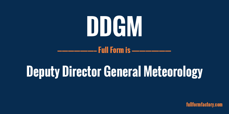 ddgm-full-form