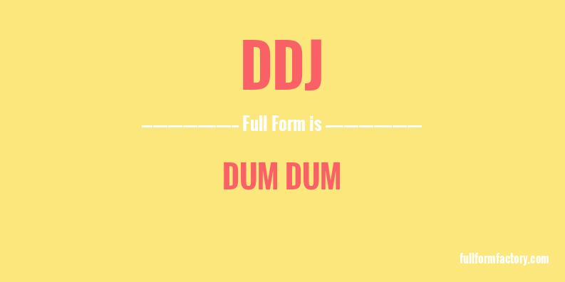 ddj-full-form