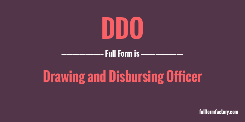ddo-full-form