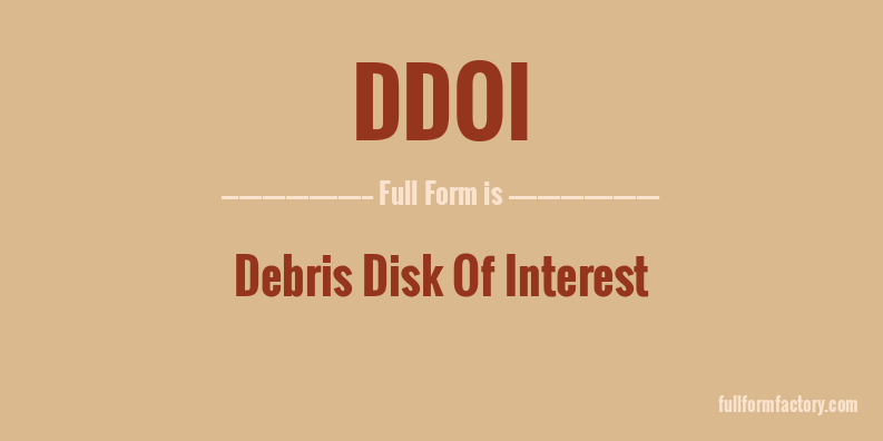 ddoi-full-form