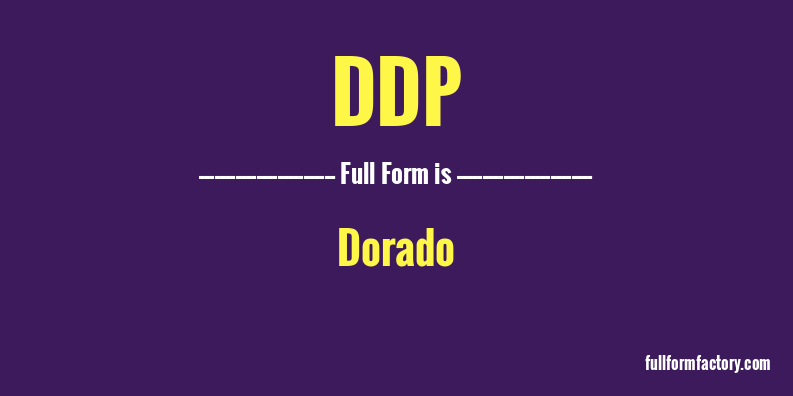 ddp-full-form