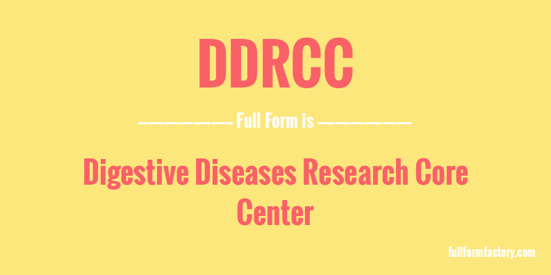 ddrcc-full-form