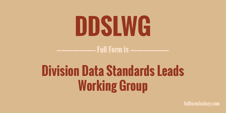 ddslwg-full-form