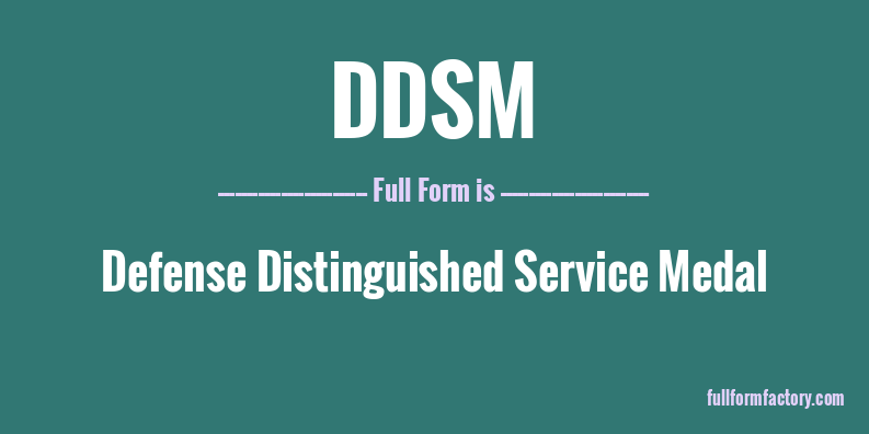 ddsm-full-form