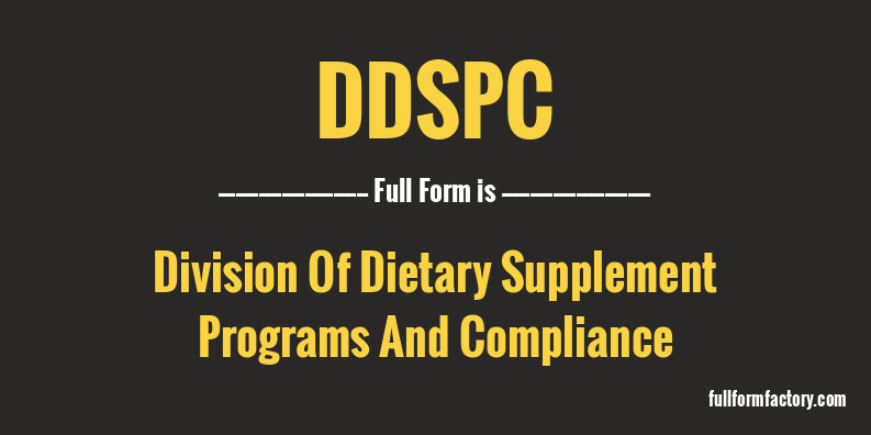 ddspc-full-form