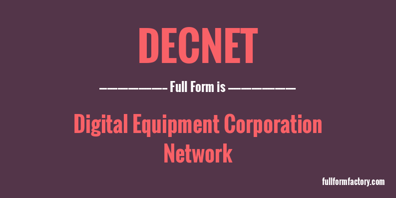 decnet-full-form