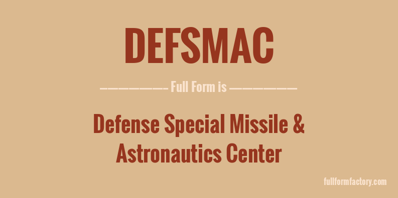 defsmac-full-form