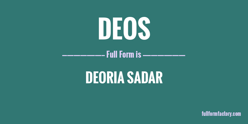 deos-full-form