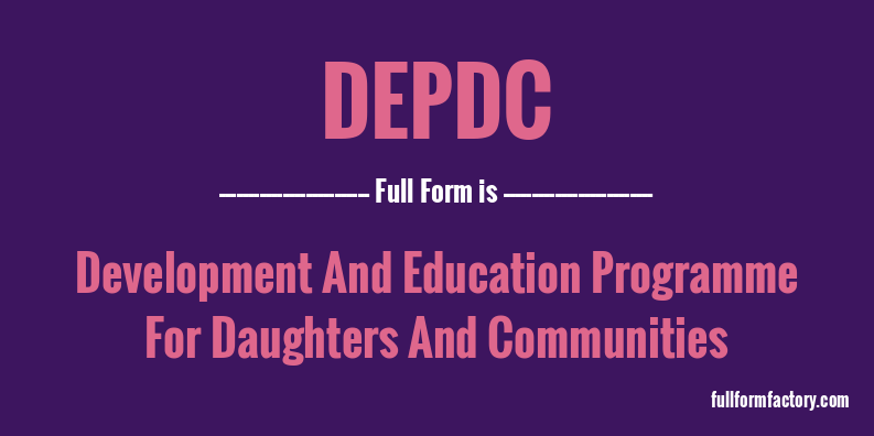 depdc-full-form